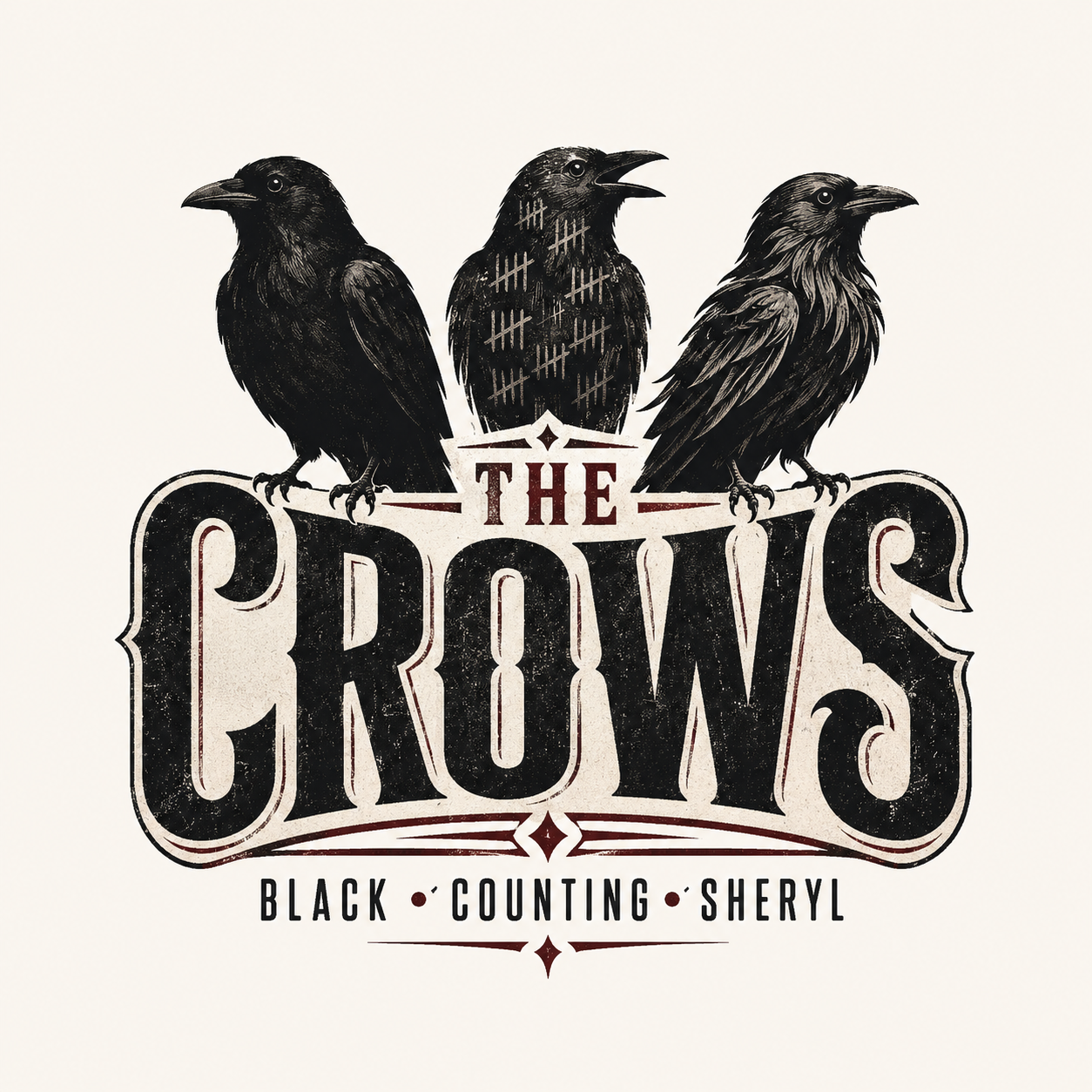 The Crows - Black, Counting, Sheryl