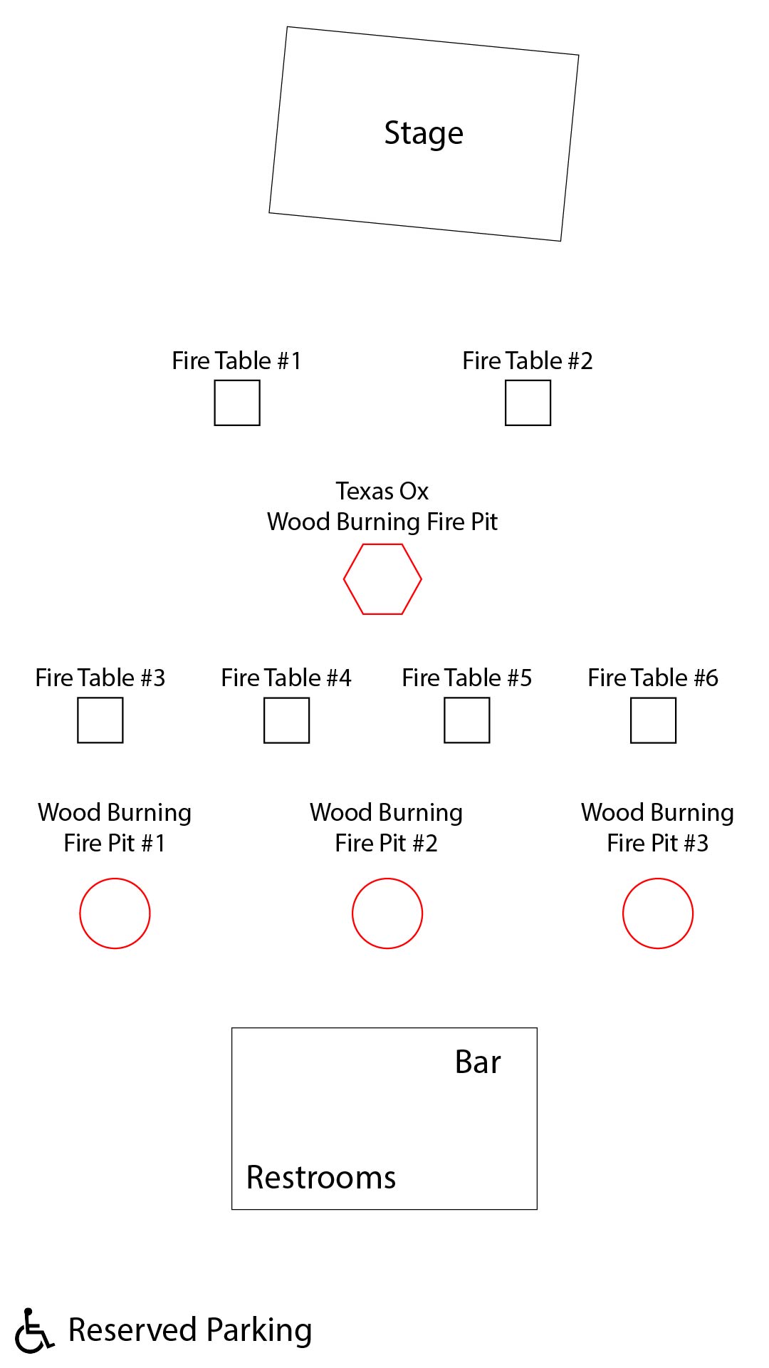 Venue seating map