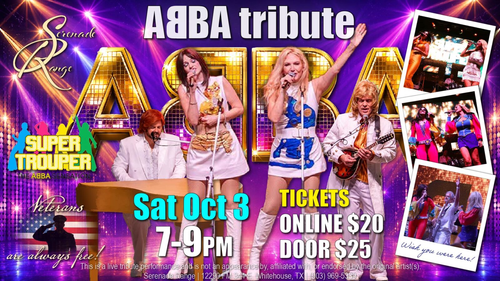 ABBA tribute – Super Trouper