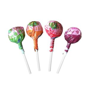Tree Hugger Bubble Gum Filled Lollipops